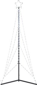 vidaXL Χριστουγεννιάτικο δέντρο LED 483 LED Cold White 240 cm