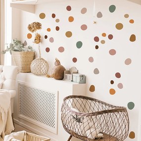 Παιδικά Αυτοκόλλητα Τοίχου Sipo Boho  Dots SIP-WS63046