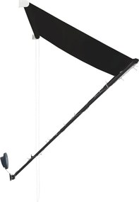 vidaXL Τέντα Συρόμενη με LED Ανθρακί 400 x 150 εκ.