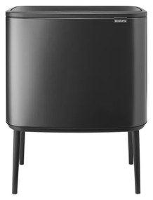 Brabantia 1008855 Κάδος απορριμμάτων Bo Touch 11+23L, Confident Grey