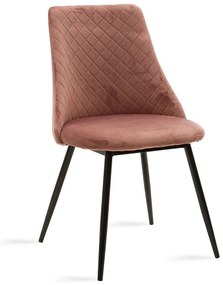 Καρέκλα Giselle 096-000022 52x51x81 Apple Metal, Fabric