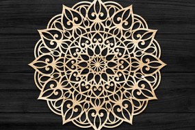 Intra απο ξύλο plywood 3mm-4mm πάχος 3D Mandala για Cricut Δίασταση 30x30 cm INTRAFABR-74272016