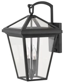 Απλίκα Φωτιστικό Τοίχου 2xE14 Μαύρο IP44 46cm Alford Place QN-ALFORD-PLACE2-M-MB Quintiesse Elstead Lighting QN-ALFORD-PLACE2-M-MB Μαύρο