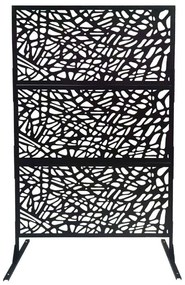 Παραβάν Αράχνη 06-00-94769 117x50x193cm Black Marhome Μέταλλο