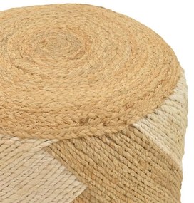 Σκαμπό Elision Inart φυσικό-μπεζ 100% γιούτα 40x40x40εκ 38x38x38 εκ.