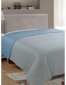 Κουβερλί Fiber Grey/Blue Υπέρδιπλο (220x240)