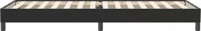 vidaXL Box Spring Κρεβάτι χωρίς στρώμα Μαύρο 100x220 εκ. Βελούδινο