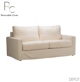 ITHAKI ΚΑΝΑΠΕΣ ΚΡΕΒΑΤΙ 3ΘΕΣΙΟΣ BEIGE 190x94xH90cm - 71-0116