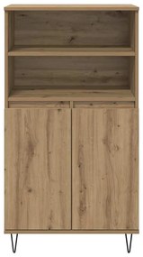 vidaXL Highboard Καφέ 60 x 36 x 110 εκ. Επεξεργασμένο ξύλο