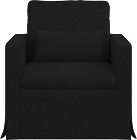 vidaXL Καναπές Μαύρο 78 x 78 x 80 εκ. ύφασμα