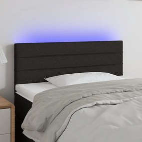 Κεφαλάρι Κρεβατιού LED Μαύρο 80 x 5 x 78/88 εκ. Υφασμάτινο 3121728