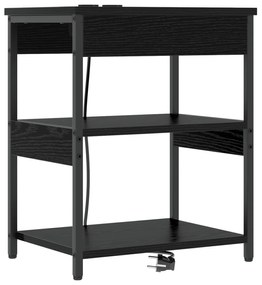 vidaXL Κουτιά Κρεβατοκάμαρας 2 pcs Μαύρη δρυς 41 x 31 x 51 εκ.