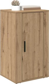 vidaXL Πλαϊνό γραφείο Artisan Oak 40 x 33 x 70 εκ. Επεξεργασμένο ξύλο