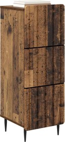 vidaXL Ντουλάπι με Συρτάρια 33 x 34,5 x 92 εκ. Επεξεργασμένο Ξύλο