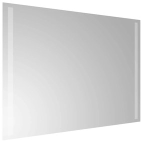 vidaXL Καθρέφτης Μπάνιου με LED 70x50 εκ.