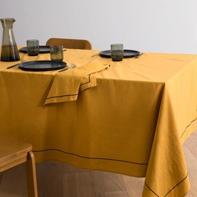 Τραπεζομάντηλο από σύμμικτο λινό βαμβακερό ύφασμα, Metis Bourdon