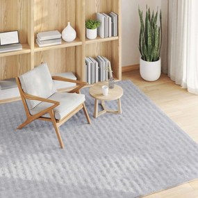 vidaXL Χαλιά χώρου τετράγωνο SIROLO Γκρι 200 x 200 cm Πολυεστέρας