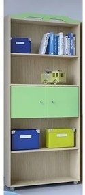 Savvidis Furniture  Βιβλιοθήκη Διπλή/Δρυς Λαχανί Φ73,2/Υ180/Β35 εκ. BEST-30012