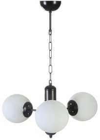 Φωτιστικό Οροφής Bankok 846STL5179 Φ40x70cm 3xE27 40W Black-White Opviq