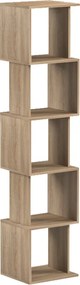 Βιβλιοθήκη Cubik pakoworld sonoma 35x30x161εκ