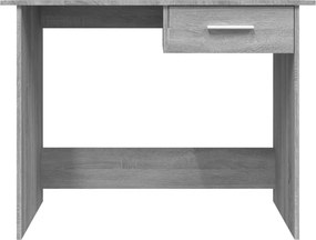 vidaXL Γραφείο Γκρι Sonoma 100x50x76 εκ. από Επεξεργασμένο Ξύλο