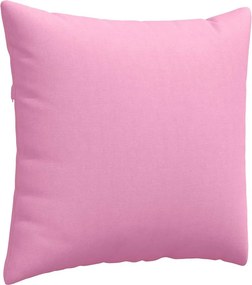 vidaXL Μαξιλάρι Καναπέ 2 pcs Ροζ 45 x 45 cm ύφασμα