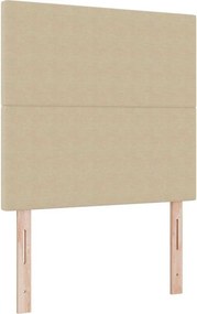 vidaXL LED κεφαλάρι με κεφαλάρι Γκρι Πράσινο 100 cm Πολυεστέρας