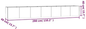 ΖΑΡΝΤΙΝΙΕΡΑ 280 X 40 X 40 ΕΚ. ΑΠΟ ΑΤΣΑΛΙ ΣΚΛΗΡΥΘΕΝ ΣΤΟΝ ΑΕΡΑ 824522