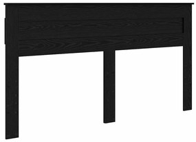 vidaXL Κεφαλάρι Μαύρη Οξυά 200 cm Επεξεργασμένο ξύλο