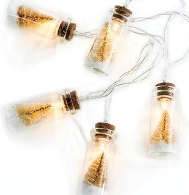 LED λαμπάκια σε σειρά Glass bottle tree-Leuko (10) τεμάχια