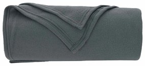 vidaXL Κουβέρτα Σκούρο Γκρι 240 x 220 cm Μαλλί