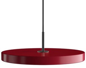 Κρεμαστό Φωτιστικό Οροφής LED 16W Φ43cm Μαύρο Φινίρισμα Asteria Umage-2174C4173-Κόκκινο 2174C4173