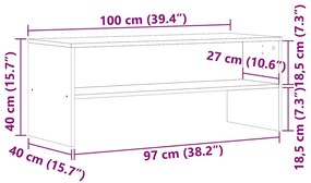 ΈΠΙΠΛΟ ΤΗΛΕΟΡΑΣΗΣ ΑΡΤΙΣΙΑΝΗ ΔΡΥΣ 100X40X40 ΕΚ ΑΠΟ ΕΠΕΞΕΡΓ. ΞΥΛΟ 855769