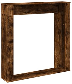 vidaXL Πλαίσιο Τζακιού Καπνιστή Δρυς 100x20x100 εκ. από Επεξ. Ξύλο