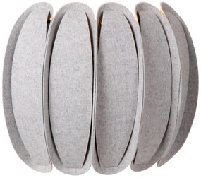 Φωτιστικό Επίτοιχο Lucide 34245-01-36 SPENCER Γκρι (Grey)|Μαύρο Ματ (Black Mat)