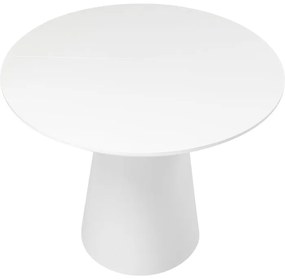 Τραπέζι (επεκτεινόμενο) Benvenuto Λευκό 200x110x75εκ - Λευκό
