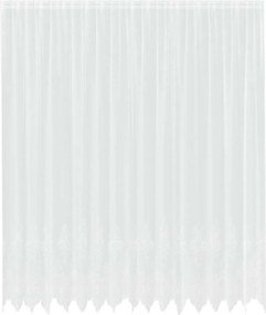 vidaXL Κουρτίνα Δαντέλας με κουρτίνες Λευκό 280 x 400 εκ Πολυεστέρας