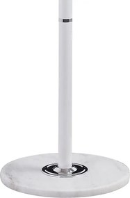 Καλόγερος ρούχων Lorenda μέταλλο λευκό Φ37x175εκ 37x37x175 εκ.