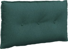 vidaXL Μαξιλάρι Πλάτης Σκούρο Πράσινο 80 x 50 x 19 cm ύφασμα