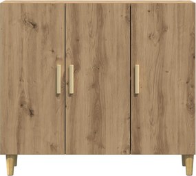 vidaXL Ντουλάπι Αρτισιανή Δρυς 90 x 34 x 80 εκ. από Επεξεργασμένο Ξύλο
