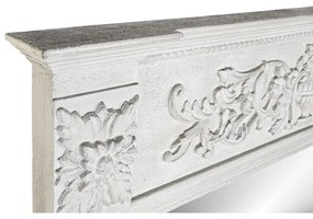 Τοίχο καθρέφτη DKD Home Decor Γκρι Ρομαντικό 133 x 8,5 x 167 cm
