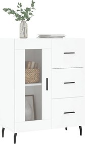 vidaXL Ντουλάπι Λευκό 69,5 x 34 x 90 εκ. από Επεξεργασμένο Ξύλο