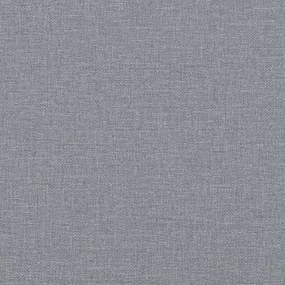 Πλαίσιο Κρεβατιού με Κεφαλάρι Αν. Γκρι 180x200 εκ. Υφασμάτινο - Γκρι