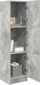 vidaXL Highboard Σκυρόδεμα Γκρι 31.5 x 32 x 122.5 εκ