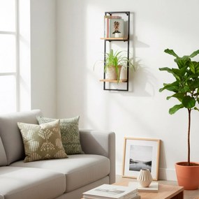 Ράφια Max Home Σίδερο Ξύλο MDF 25 X 75 X 20 CM (4 Μονάδες)