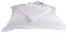 Ariete Casa Σεντόνι Βαμβακοσατέν 250 TC King Size 240×260 – Linen Ρίγα Λευκό