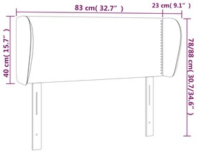 ΚΕΦΑΛΑΡΙ ΜΕ ΠΤΕΡΥΓΙΑ ΣΚΟΥΡΟ ΓΚΡΙ 83X23X78/88 ΕΚ. ΥΦΑΣΜΑΤΙΝΟ 3116979