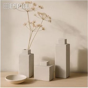 Διακοσμητικό Βάζο Κεραμικό Γκρι 11.5x11.5xΥ45cm