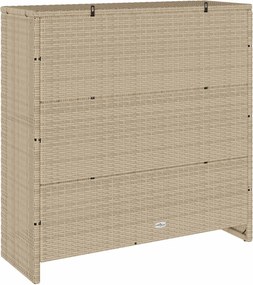 vidaXL Ντουλάπι αποθήκευσης με ράφι Μπεζ 100 x 36 x 102 εκ Ρατάν