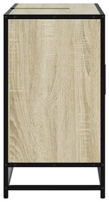 vidaXL Ντουλάπι Μπάνιου Νιπτήρα Sonoma Δρυς 80 x 33 x 60εκ. Επεξ. Ξύλο